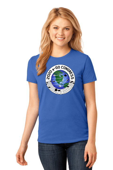 Ladies Royal Blue Cotton Tee